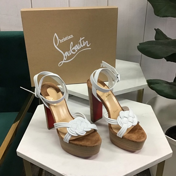 Christian Louboutin Shoes - Christian Louboutin Ella 130 Braided Leather